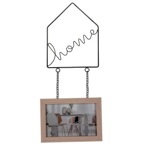 92725176 Подвесная фоторамка на цепочках HOME -7069 10x15 см BB STLM-0542849 PLATINUM