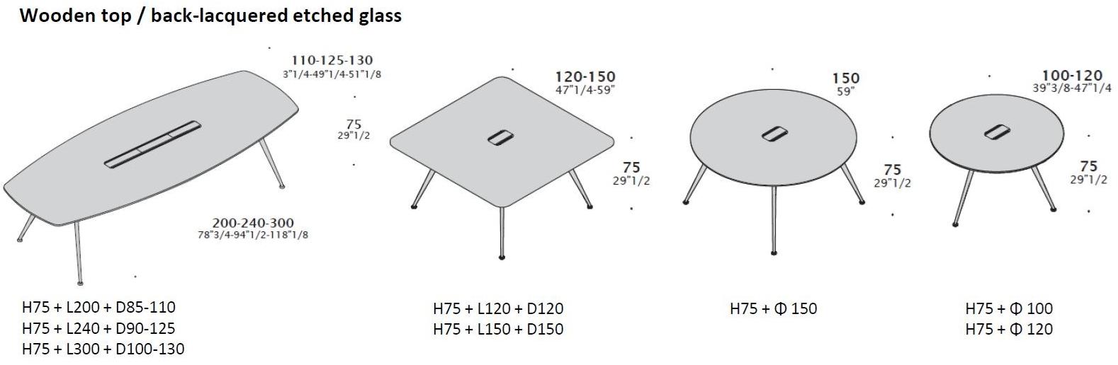 ESTEL GROUP Круглый стол для переговоров из стекла P016 sun-id-1372669 - Вид №5