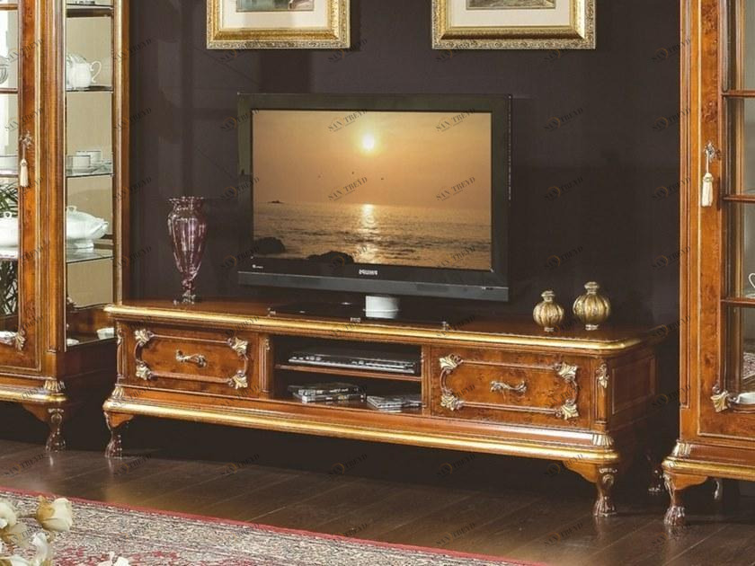 SCAPPINI & C Деревянная тумба под ТВ с ящиками 35th anniversary 671