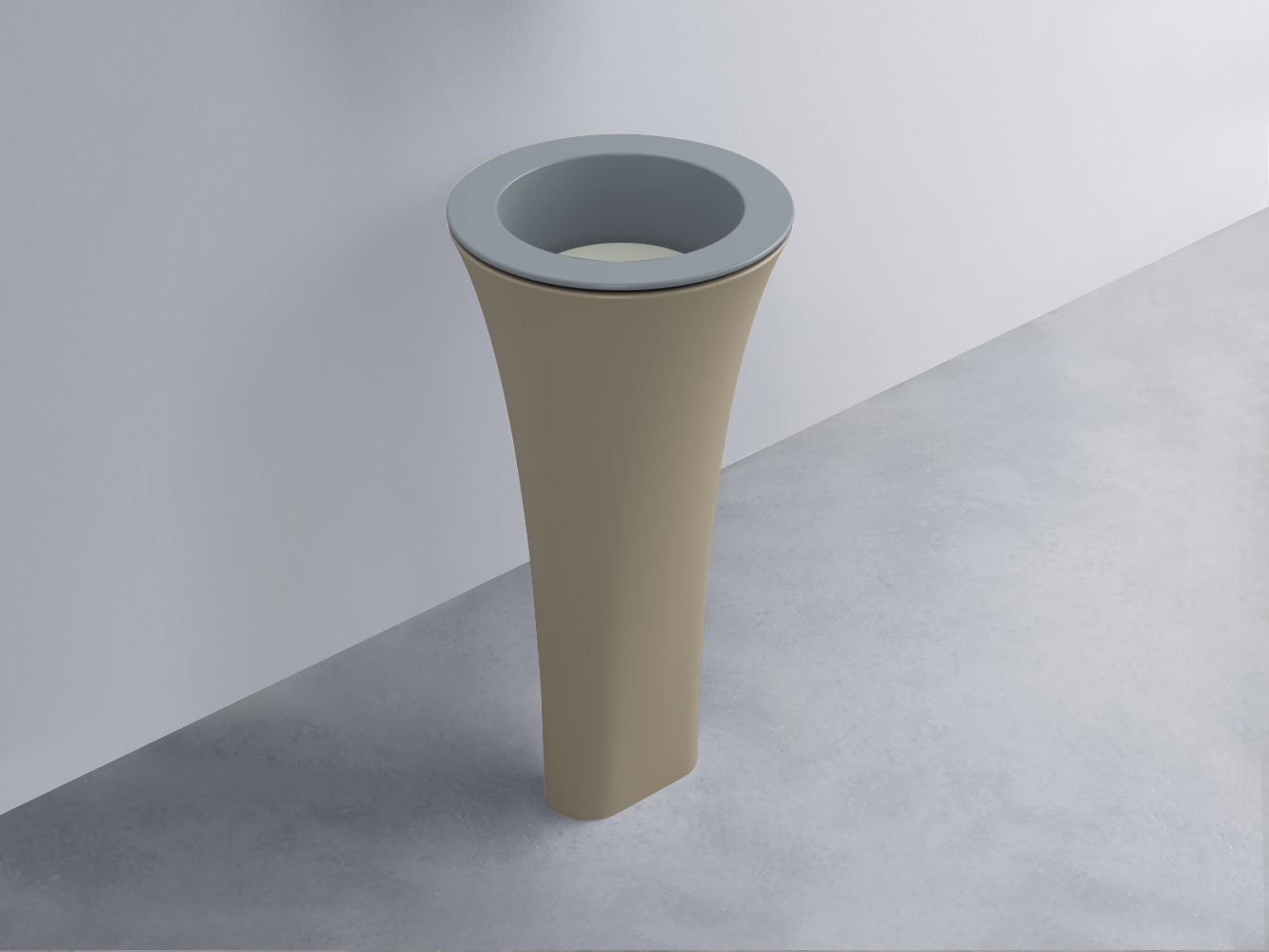 AMLA45-BR+AMPILT-PM+AMCOLT-AV Раковина Amedeo Tondo отдельностоящая cielo Enjoy + Amedeo Ceramica Cielo