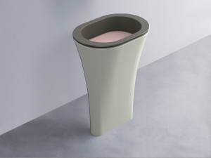 AMLA65-FN+AMPILO-CP+AMCOLO-PM Раковина Amedeo Ovale отдельностоящая cielo Enjoy + Amedeo