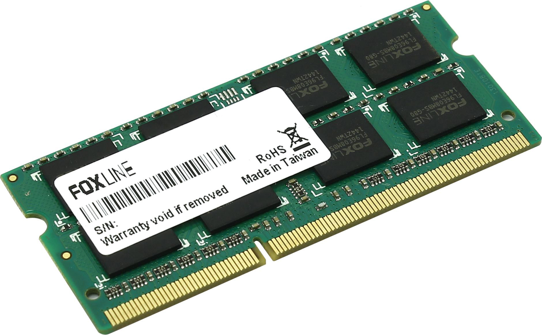 FL1333D3SO9-1G, FL1333D3S9-1G sodimm 1gb 1333 ddr3 cl9 (128*8) Foxline Santreyd 