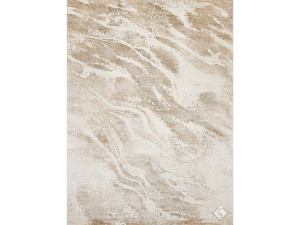 Прямоугольный ковер из шелка и шерсти