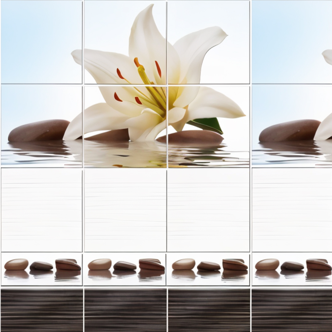 Панель пласт. "Новита" Джакарта лилия (Узор) 2,7*0,25 АКВАТОН Novita STSR-413