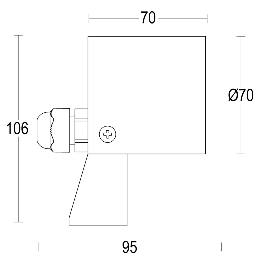 MegaSegno Spot SQ Ghidini Проекторы Plug & Play .05 Темно-Cерый (Матовый)  - Вид №1
