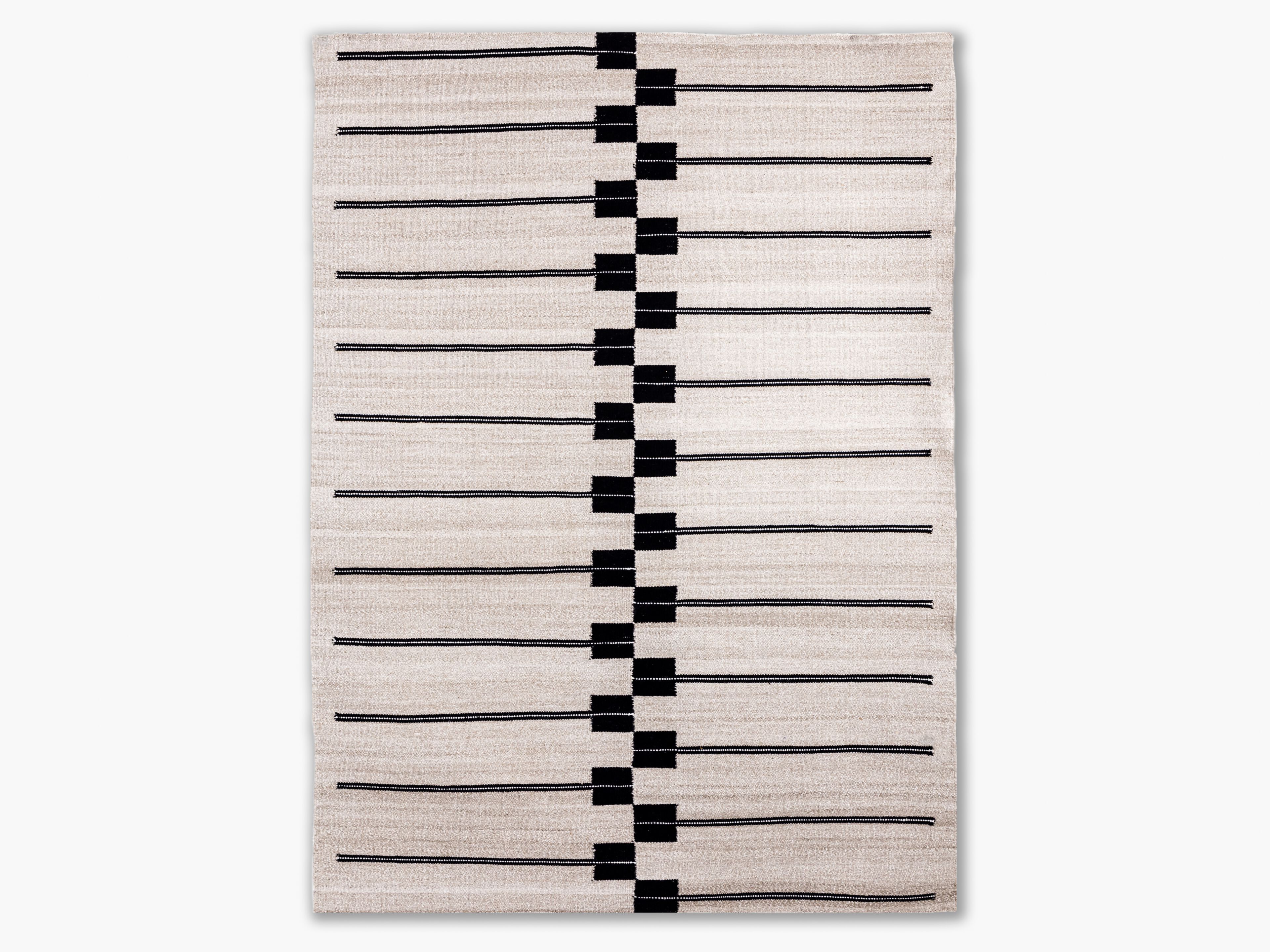 Прямоугольный ковер из переработанного ПЭТ с геометрическим рисунком Case SPINE ARCH-00140083