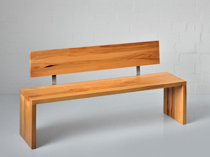 Vitamin Design Скамья из массива дерева со спинкой Mena sun-id-1409367 - Вид №8