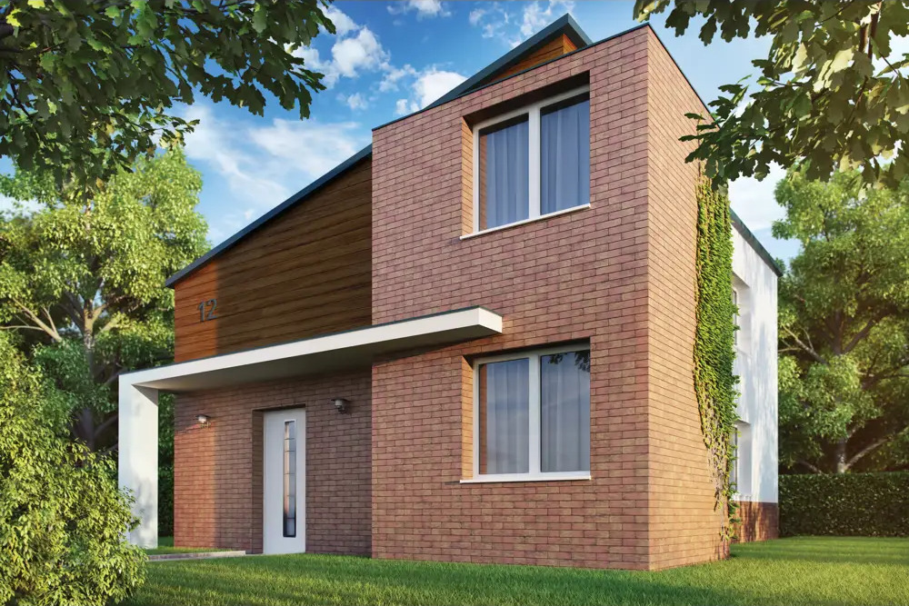 13613236 Плитка клинкерная Cerrad Rustico темно-коричневый 0.5 м² STLM-1017614