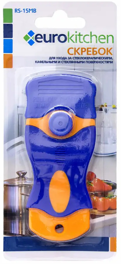 90713266 Скребок Eurokitchen металл/пластик цвет оранжевый RS-15MB STLM-0350317