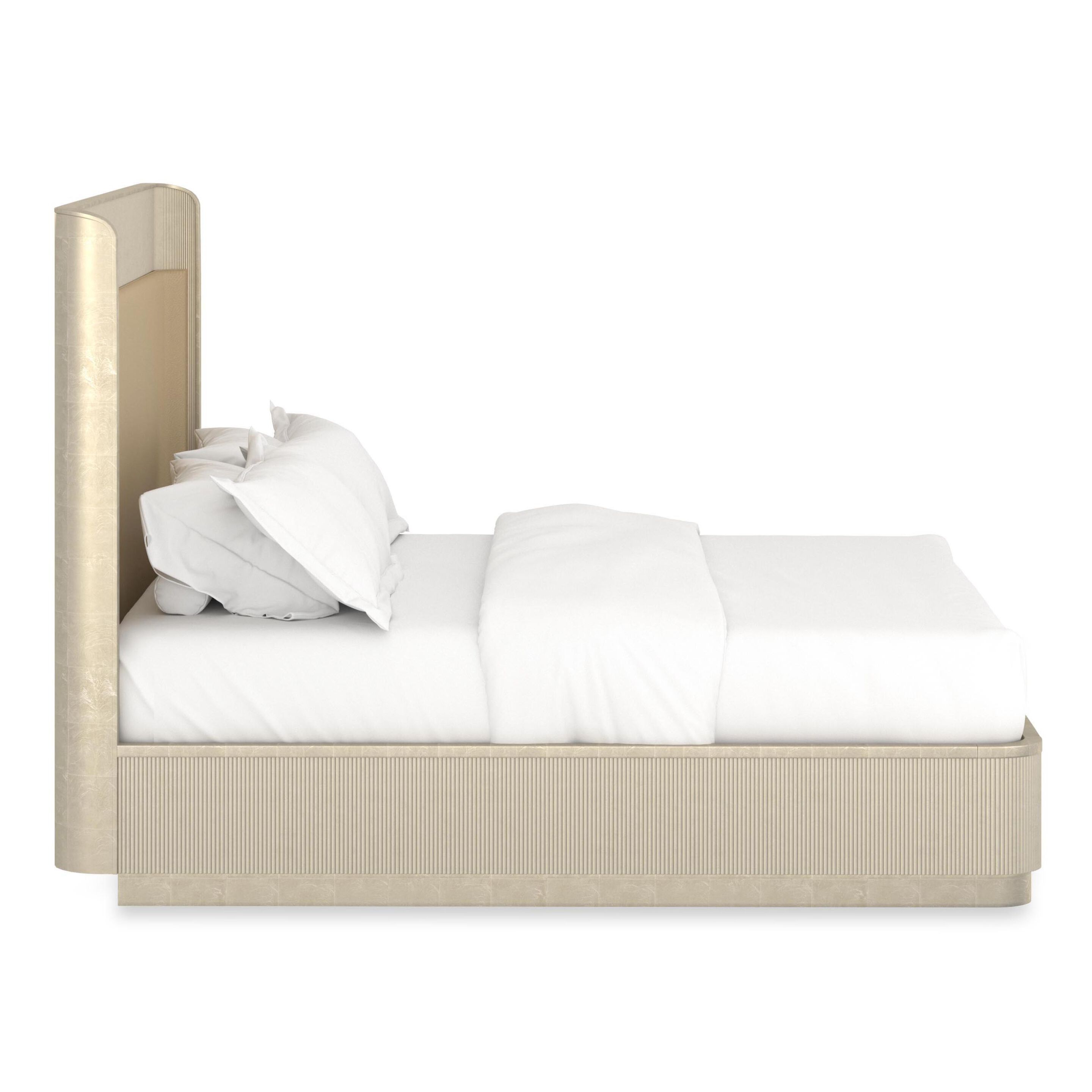 Деревянная кровать размера "queen-size" с высоким изголовьем Caracole FALL IN LOVE ARCH-00009035 - Вид №4