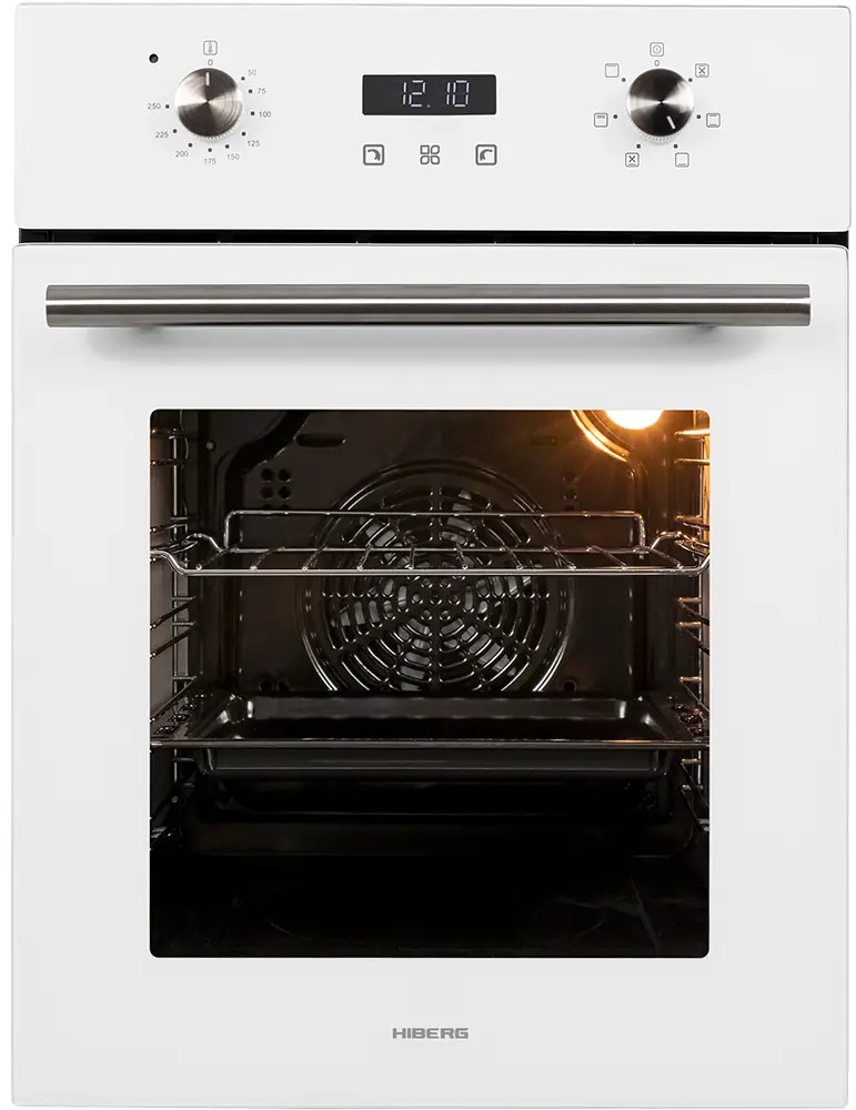 90814089 Электрический встраиваемый духовой шкаф Hiberg Vm 4260 w 45x59.5x56.5 см цвет белый STLM-0861248