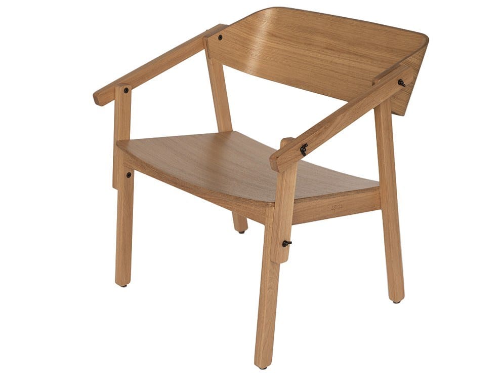 Деревянный стул с подлокотниками Askia Atelier Lounge ARCH-00100506 - Вид №1