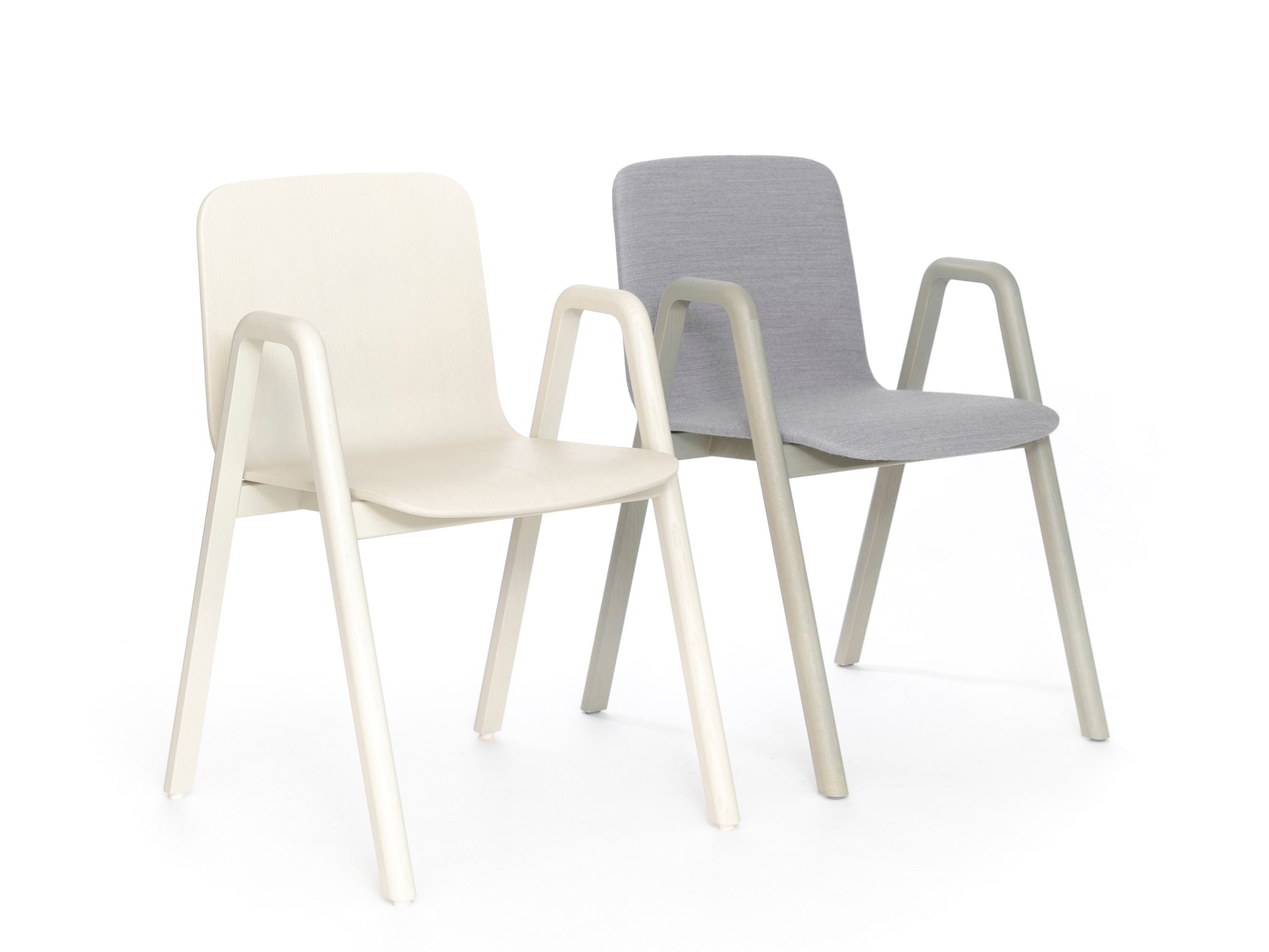 Деревянный штабелируемый стул с подлокотниками Inno Naku ARCH-00092076 - Вид №8