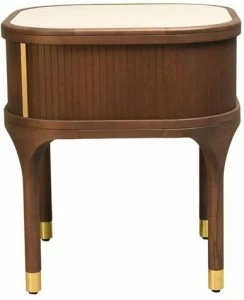 Morelato Прикроватный столик из ясеня с каменной столешницей Joyce