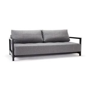 Диван Bifrost Deluxe Excess Lounger с подушками, черными ножками и металлической рамой, серо-черный
