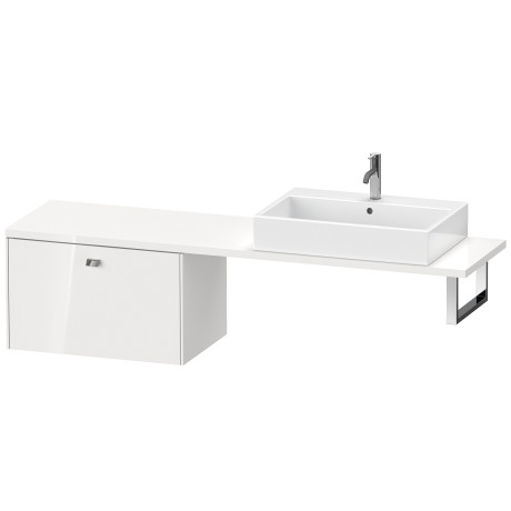 BR514300707 Brioso Шкафчик для компактной консоли Бетонно-серый матовый декор Duravit - Вид №2