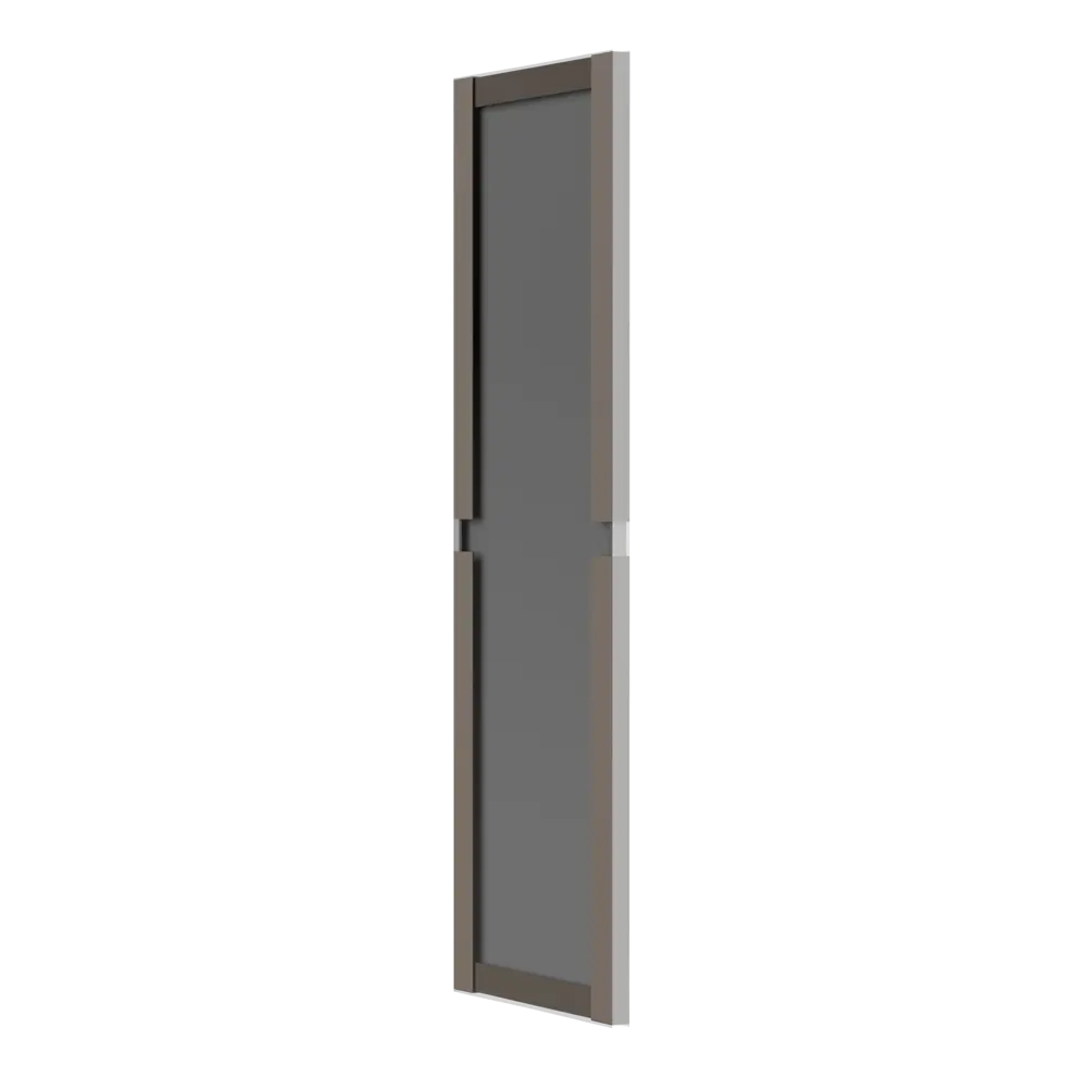 Дверь-купе KONSENSA 244.5x60.4 см МДФ цвет белый профиль матовое серебро STLM-2038637 - Вид №13