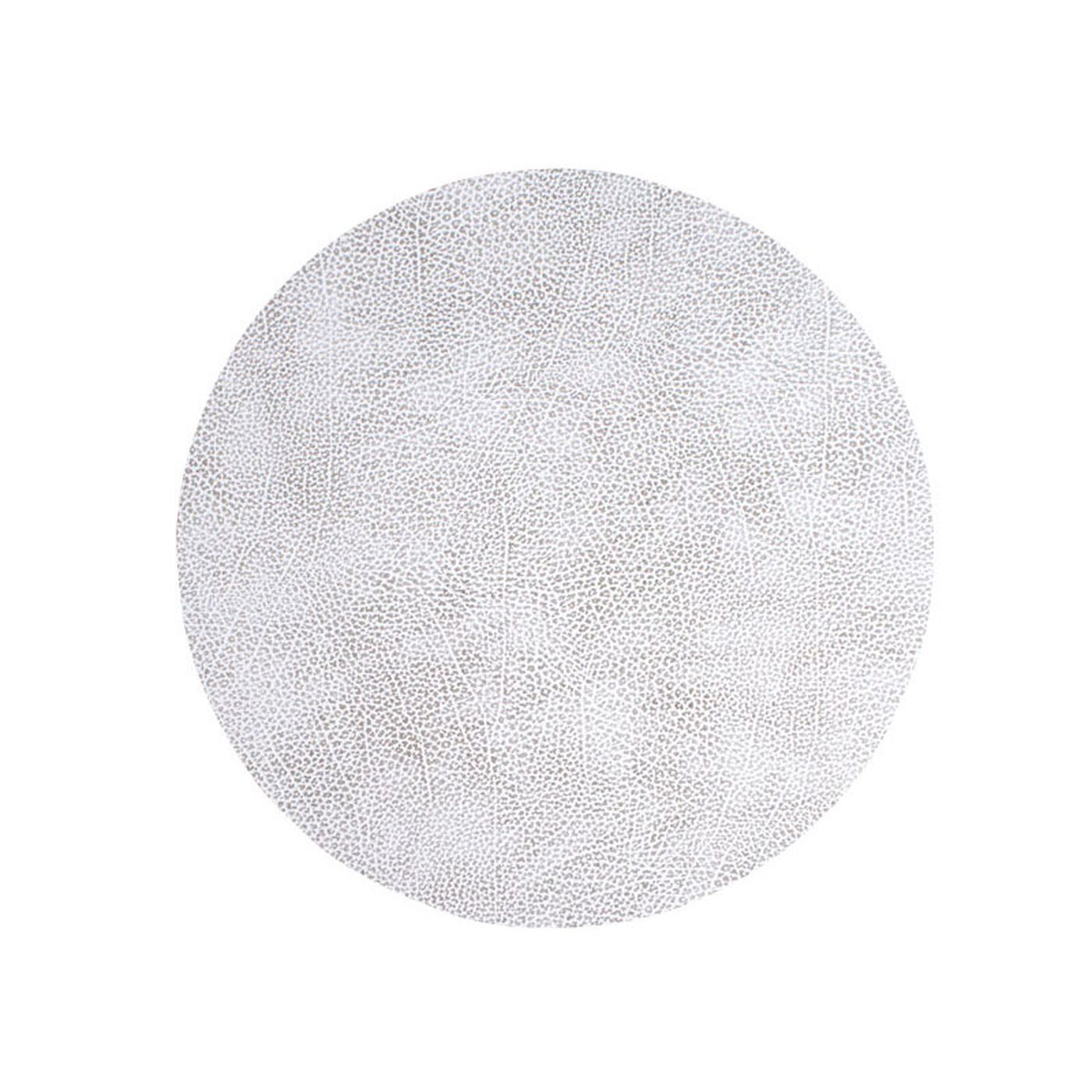 98928 HIPPO white-grey подстановочная салфетка круглая, диаметр 24 см, толщина 1,6 мм;LIND DNA 