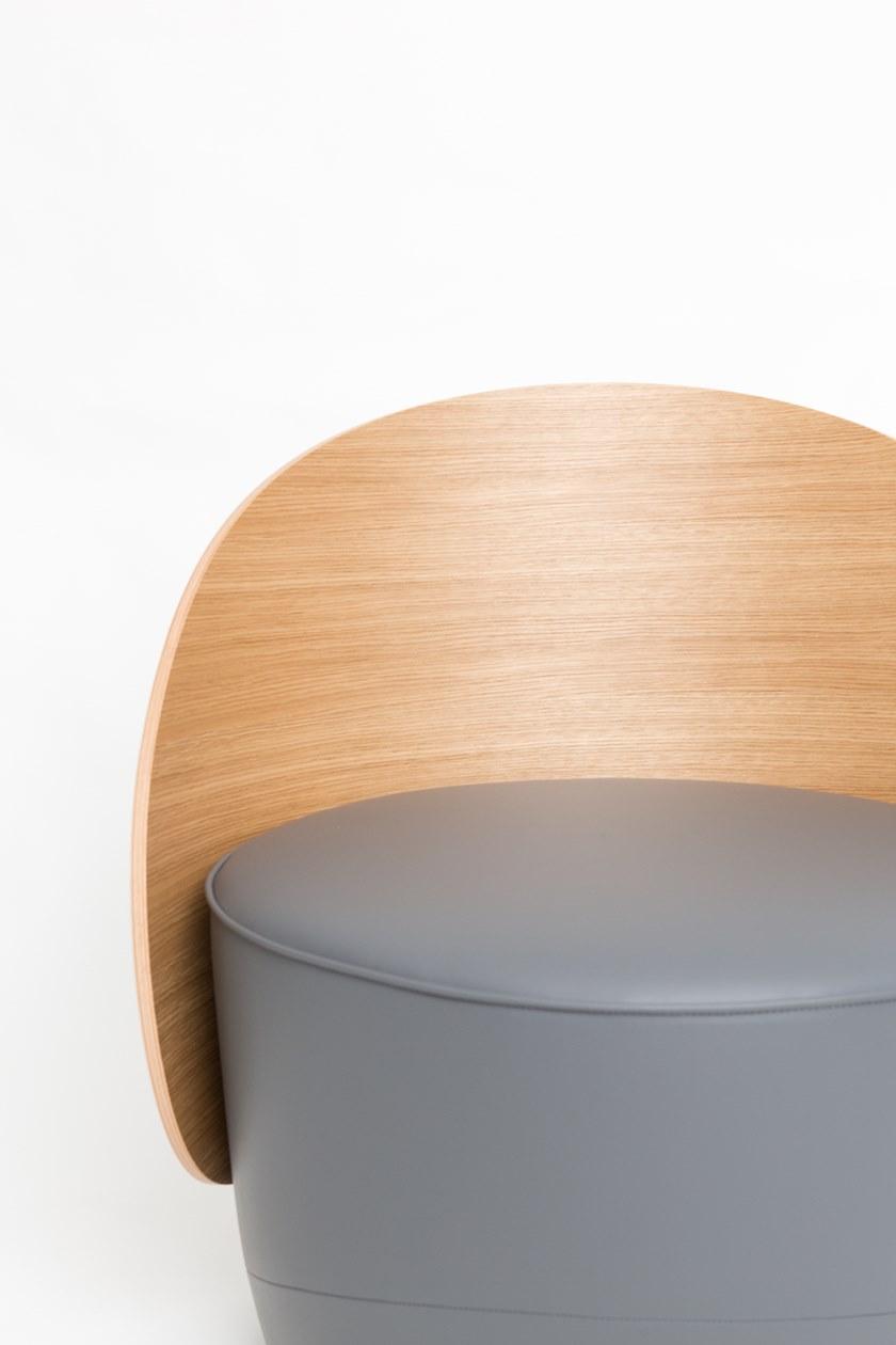 Real Piel Кресло с мягким сиденьем и спинкой из дуба sun-id-1466576 - Вид №4