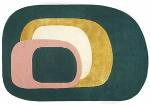 Toulemonde Bochart Тканевый ковер в стиле 70-х с геометрическими мотивами The designers