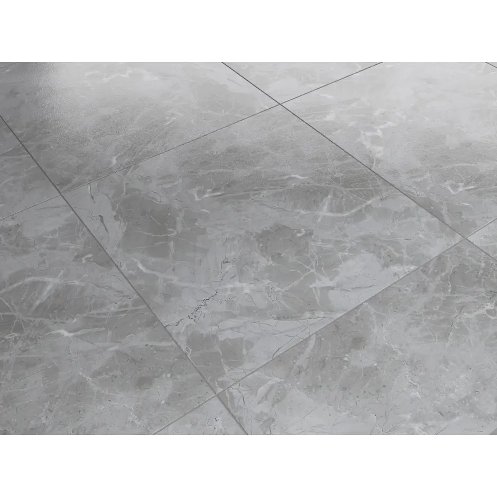 Керамогранит Grasaro Softmarble 60x60 см 1.44 м² лаппатированный цвет серый STLM-2066199 - Вид №2
