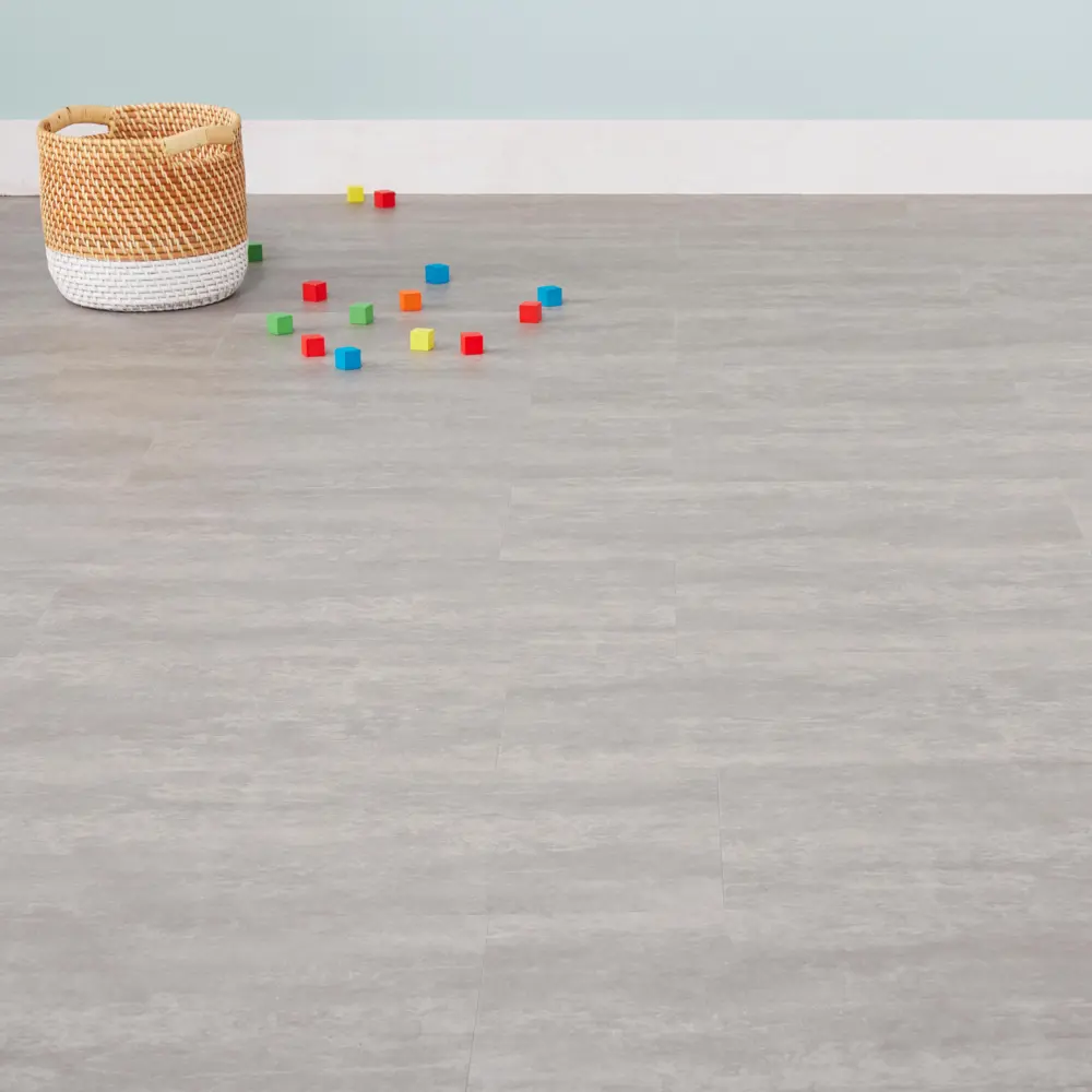 ПВХ плитка Artens Knock Silver 33 класс толщина 5 мм 1.12 м² 17591350 STLM-2009970 