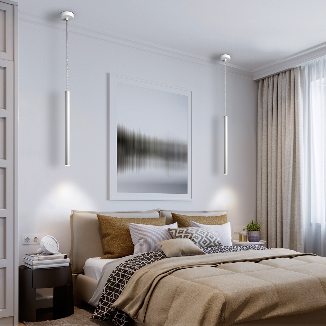 085272 Подвесной светильник 1L белый Schuller Varas  - Вид №1