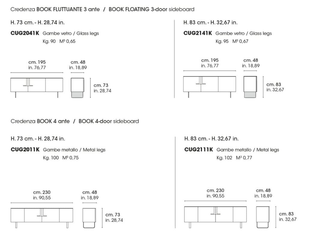 Шкаф из грецкого ореха с распашными дверями Modesign Book ARCH-00116339 - Вид №3