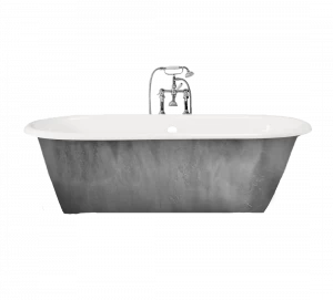 Gentry Home Bexley Cast iron bathtubs with feet Серебряный лист GH102383