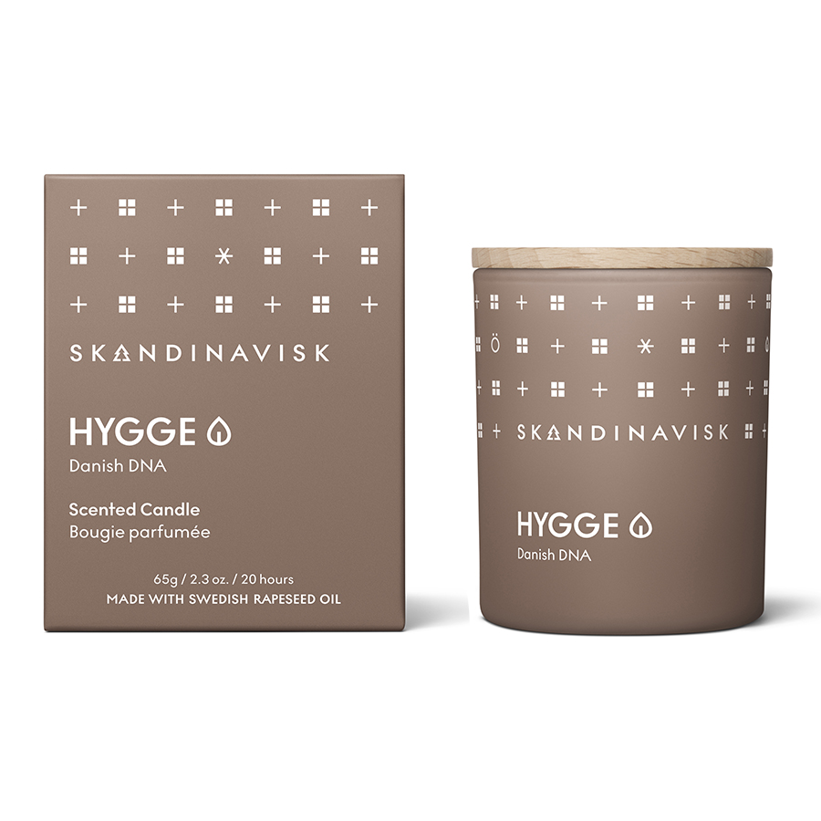 SK20209 Свеча ароматическая hygge с крышкой, 65 г (новая) S K A N D I N A V I S K 