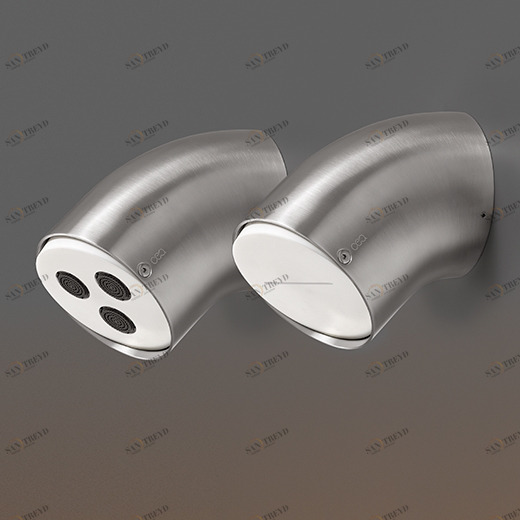 Регулируемый набор для душа головы, Delrin® конец с конической струей дождя и водопадом струей  FRE184 CEADESIGN 