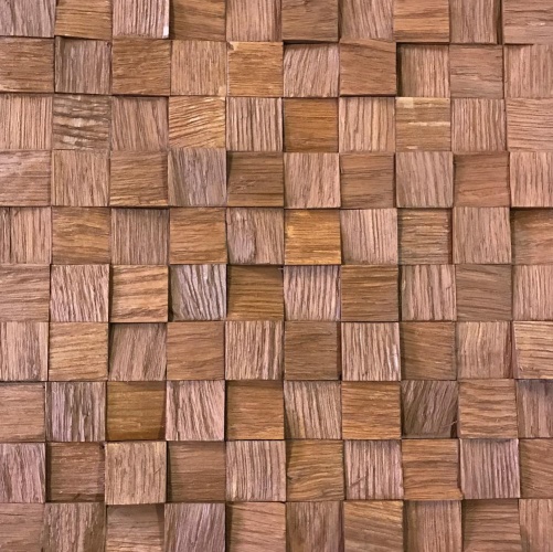 Мозаика и 3D панели из дерева Tarsi 3D 3d Колотый Махагон 1.0.12.1 Дуб Селект 3д (мозаика панели), рельефная (3Д (мозаика панели), Рельефная) 300х300 мм 1401100066 - Вид №1