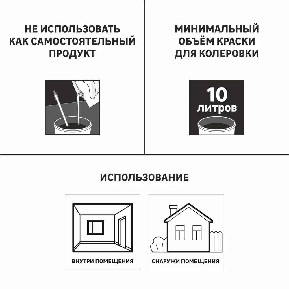 Колорант Luxens 1 л цвет белый STLM-2116381 - Вид №1