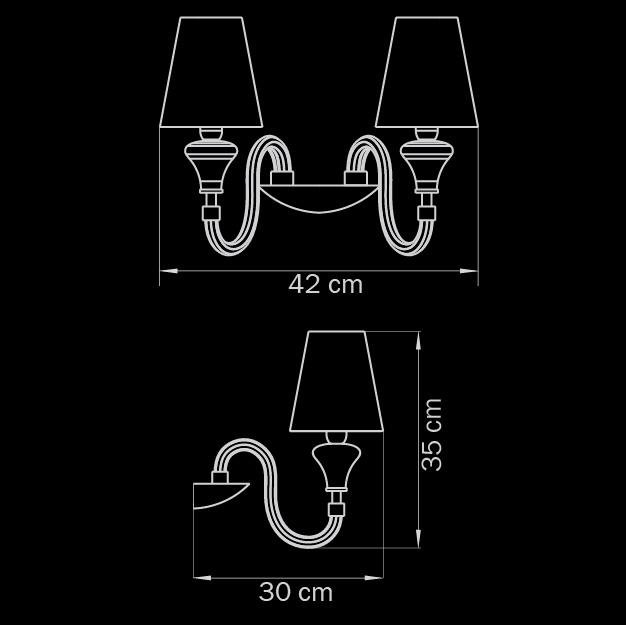 Бра Lightstar Otto 809626 LIGHTSTAR  077098 Белый;серебро  - Вид №1