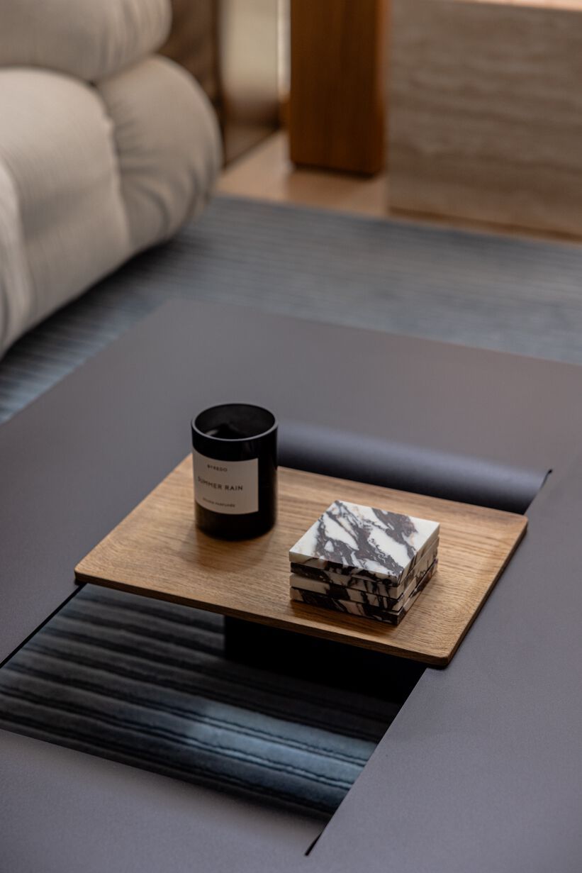 Низкий журнальный столик из листового металла Metallbude CUT ARCH-00111188 - Вид №29