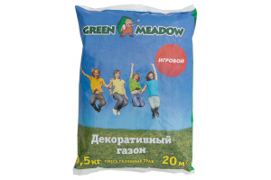 16256127 Семена газона Игровой газон 0.5 кг 4607160331256 GREEN MEADOW