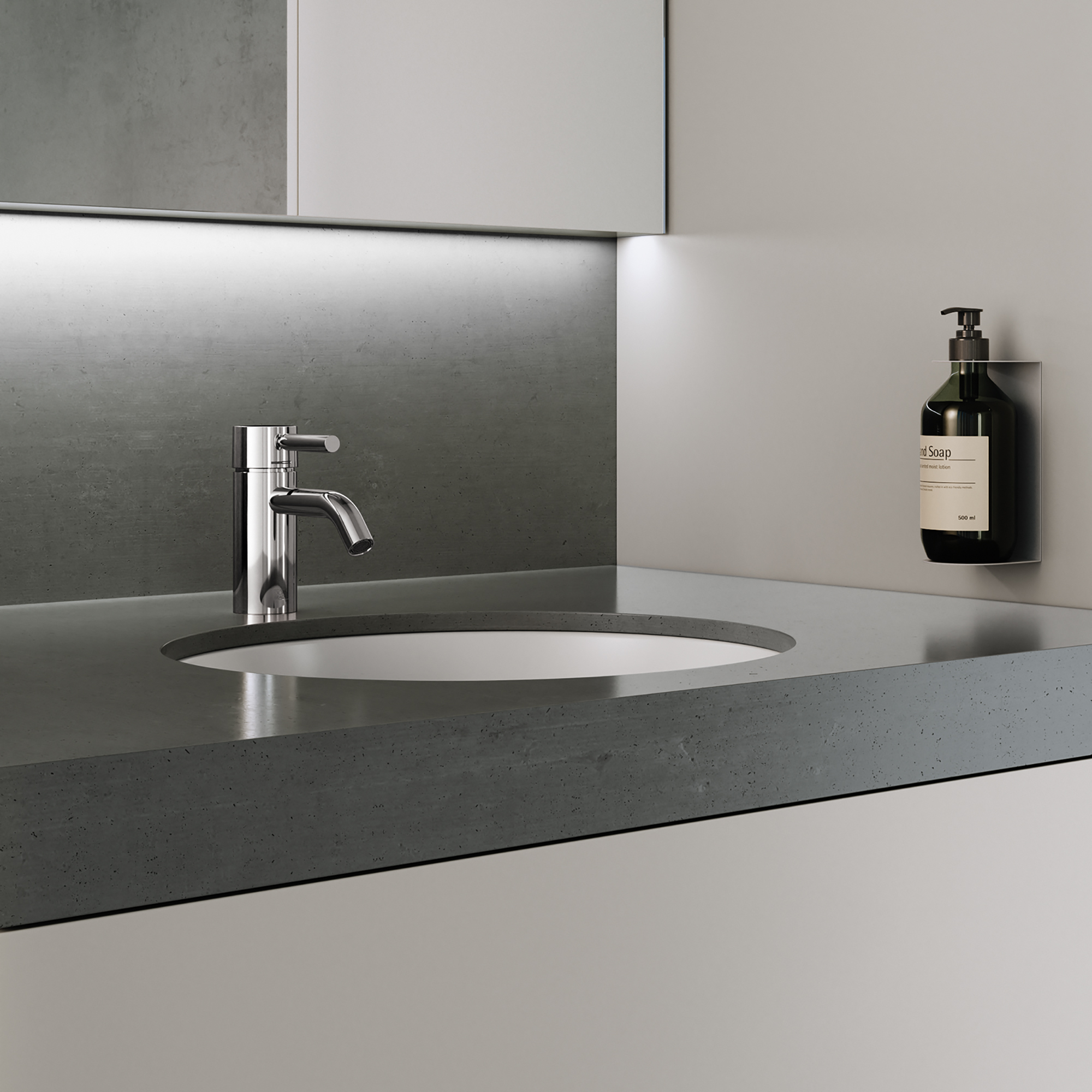 МЕТА Смеситель для раковины однорычажный с донным клапаном - Темный Хром DornBracht 33501660-19 - Вид №1