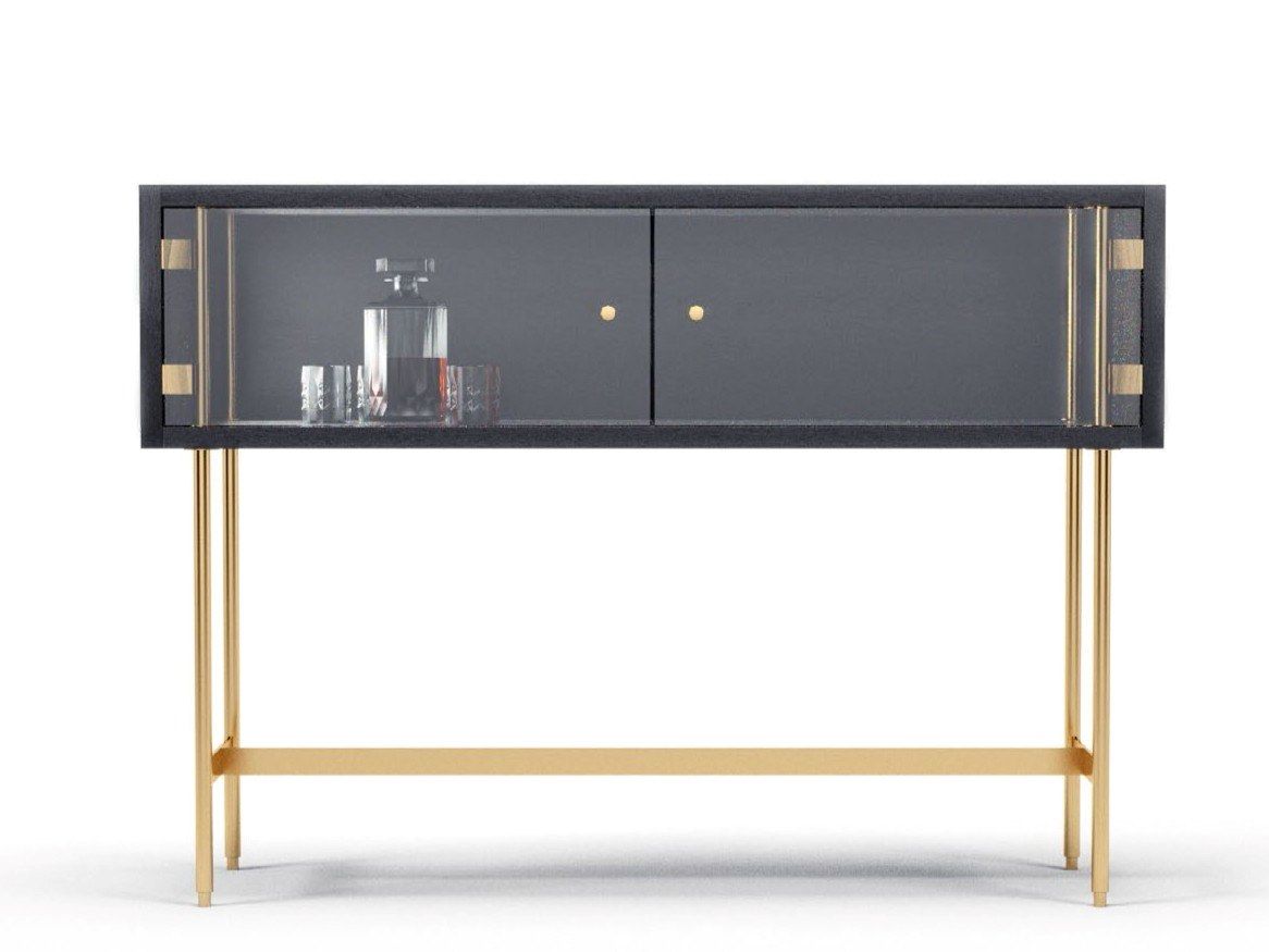 Деревянный и стеклянный барный шкаф Formitalia JEFFERY ARCH-00055399 - Вид №1