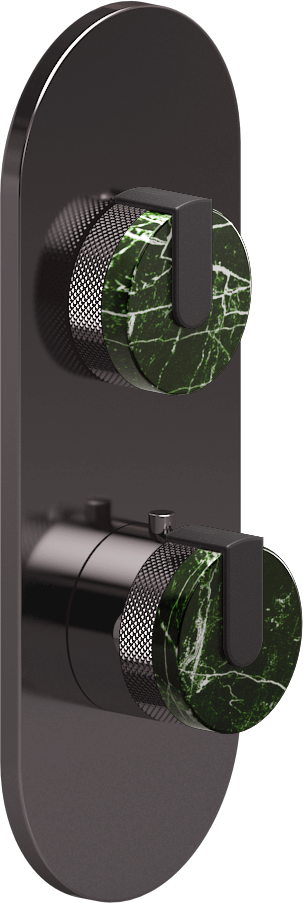 E-8026-R2MGE0-L1GM-OX-T Планка M-Series с 2 ручками - Внешняя часть GRAFF MOD+