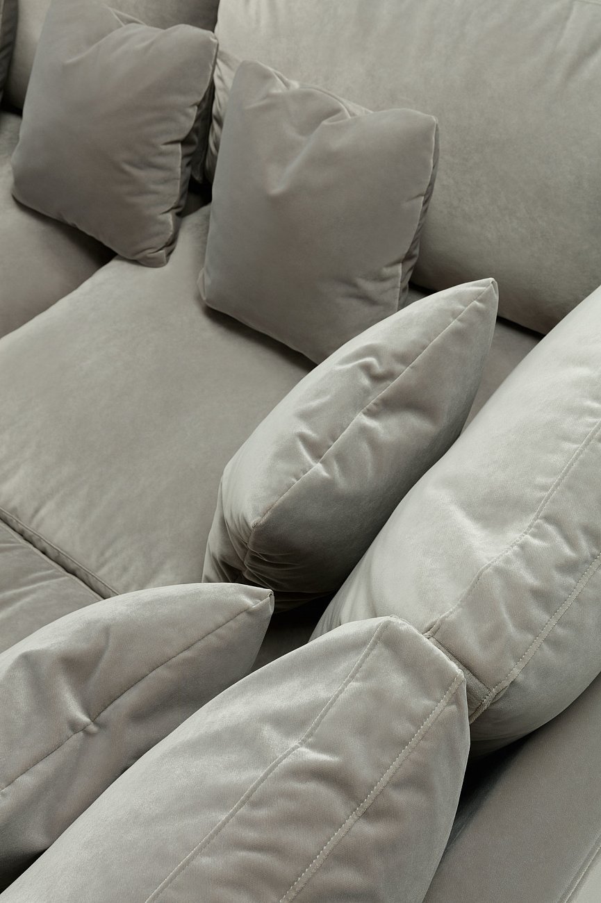 Диван угловой светло-серый Alaska SITS ДИЗАЙНЕРСКИЕ, ALASKA 192441 Серый  - Вид №4