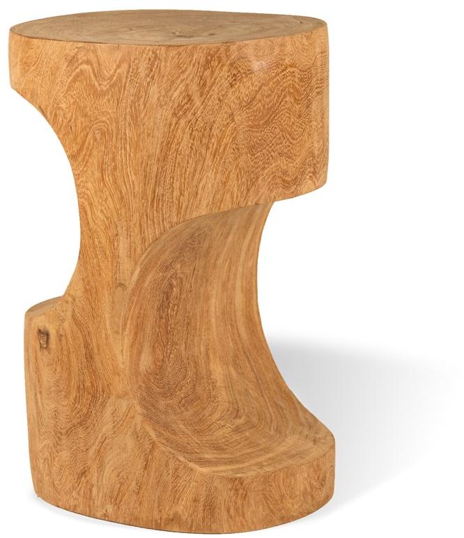 Pols Potten Низкий деревянный табурет  500-030-092  - Вид №1