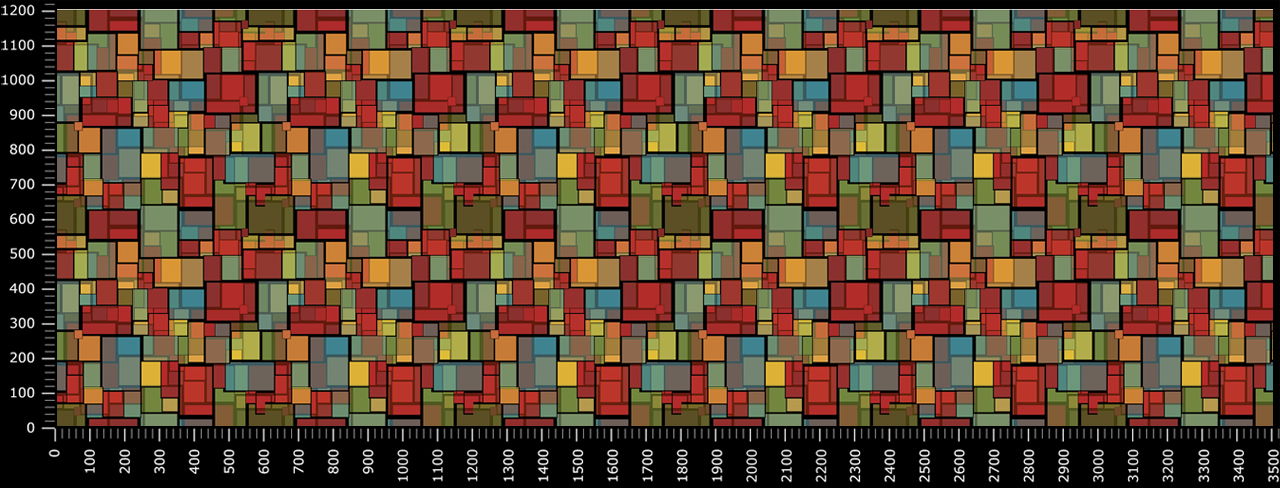 Стеновые панели - Квадратикулы LIGRON LIST120 2264 - Вид №1