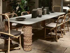 BAXTER Прямоугольный мраморный стол