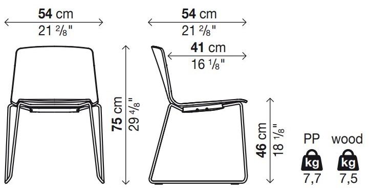 Kristalia Санный стул Rama sun-id-1453849 - Вид №9