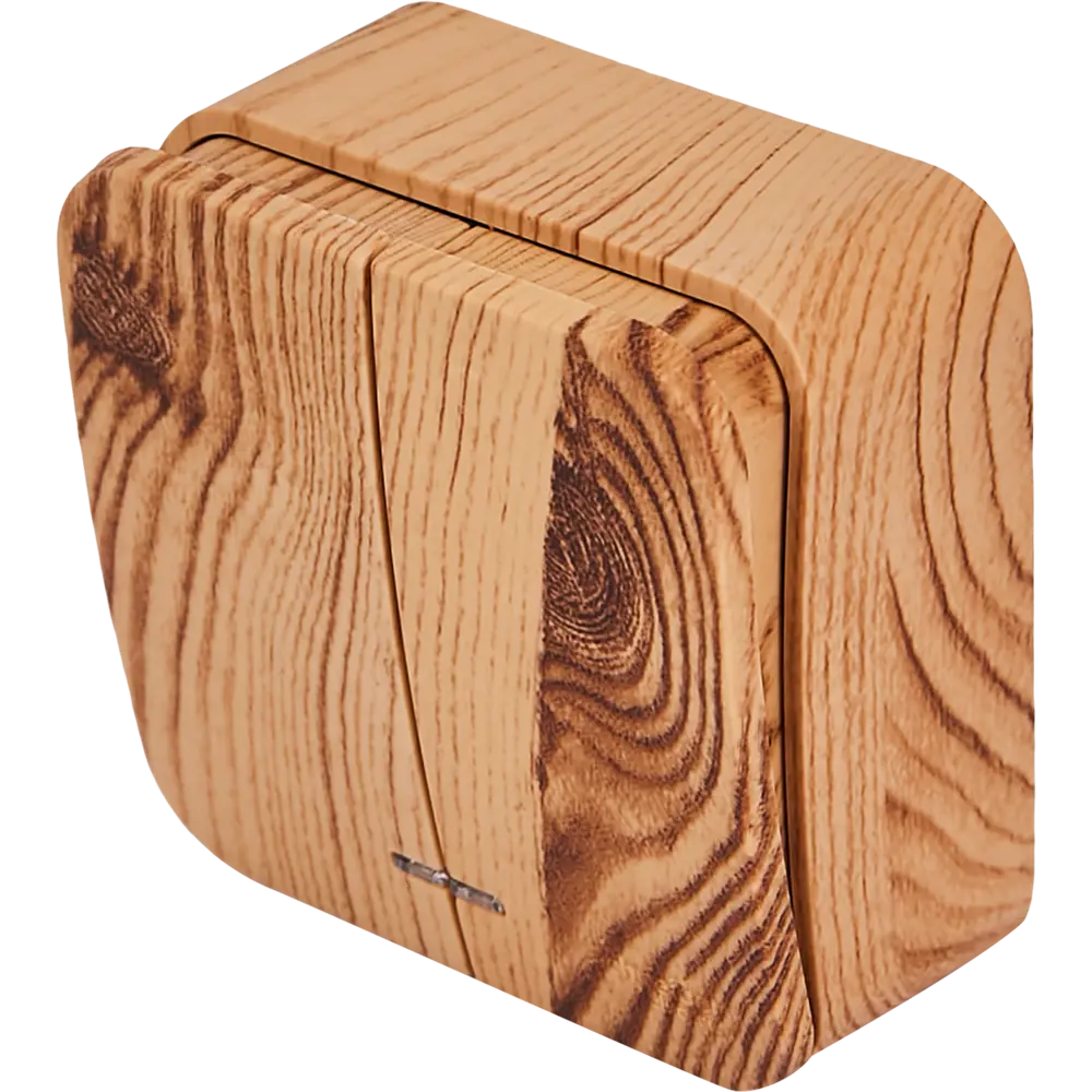 Выключатель накладной Schneider Electric Blanca 2 клавиши цвет ясень SYSTEME ELECTRIC STLM-2152259