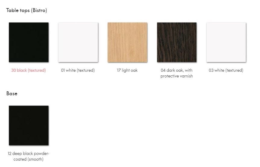 Квадратный стол со стальным основанием и деревянной столешницей VITRA Belleville Table ARCH-00073335 - Вид №9