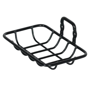 Мыльница SWENSA Trait настенная металлическая черная 89392851