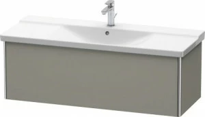 XS408309292 Тумбочка подвесная XSquare #XS4083 1210 x 473 мм Каменно-серый шелковисто-матовый лак