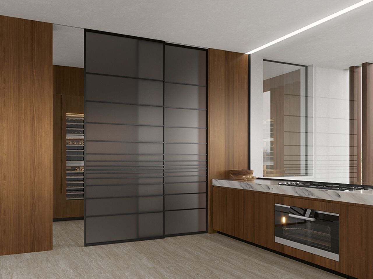 Раздвижные стеклянные и алюминиевые двери BARAUSSE ARCH-00055178