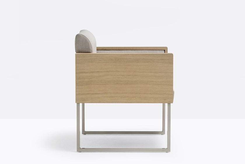 Pedrali Мягкое кресло-санки с подлокотниками Box 741 - Вид №2